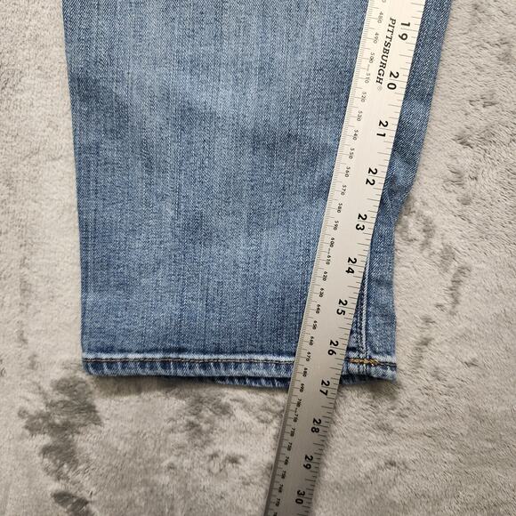 Sonoma Life + Style Jeans Womens 16 Blue Modern Fit Capri Crop Mid Rise Stretch - Picture 11 of 13